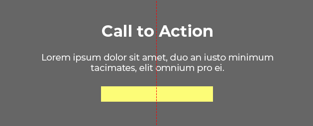 Centered Horizontal Alignment Text