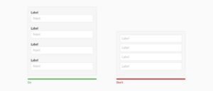 The ux of form input labels