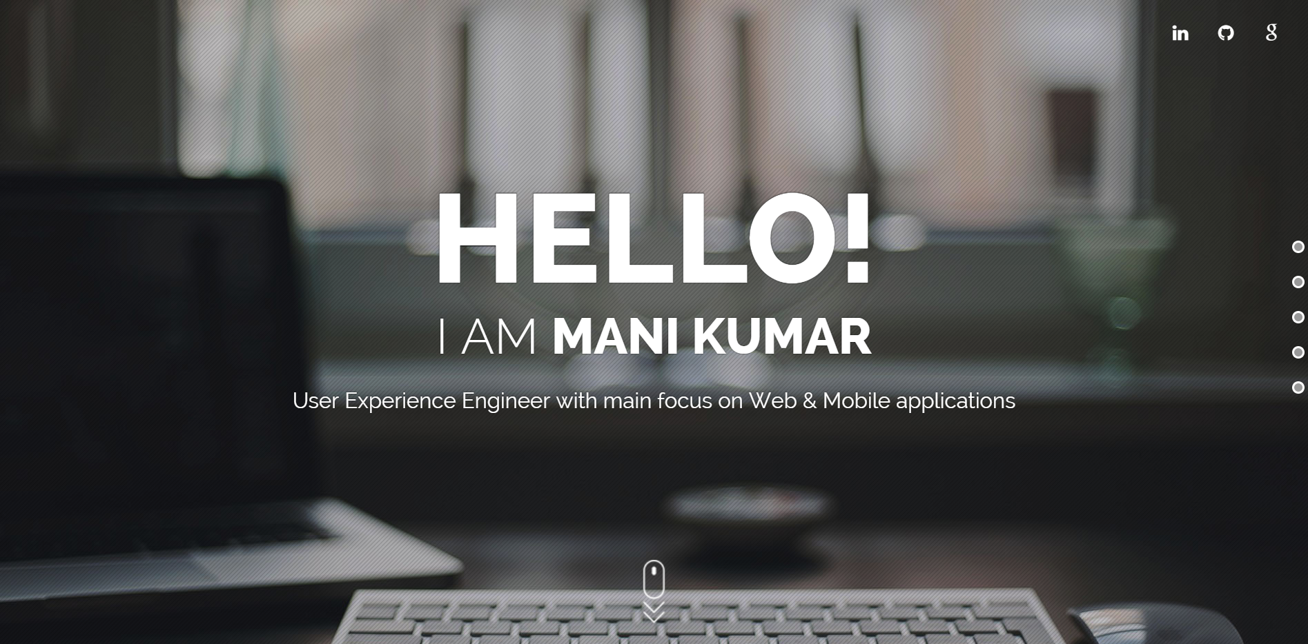 Mani Kumar's UX Engineer portfolio