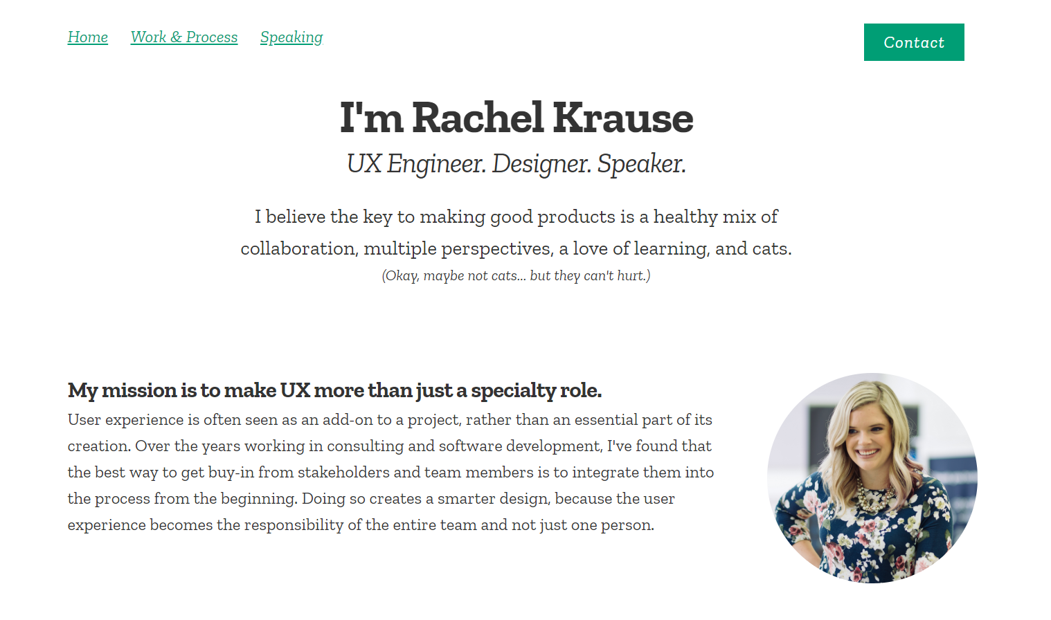 Rachel Krause's UX Engineer portfolio